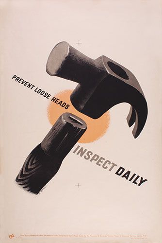 Prevent Loose Heads Inspect Daily by Tom Eckersley (1947)